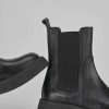 Donna Barca | Stivaletti Tacco Basso Tacco 2 Cm In Pelle Nera