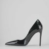 Donna Barca | Decollete Tacco 11 Cm In Vernice Nera