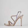 Donna Barca | Sandali Tacco Alto Tacco 9 Cm In Pelle Beige