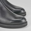 Donna Barca | Stivaletti Tacco Basso Tacco 2 Cm In Pelle Nera