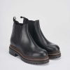 Donna Barca | Stivaletti Tacco Basso Tacco 2 Cm In Pelle Nera