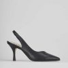 Donna Barca | Decollete Tacco 7 Cm In Pelle Nera