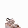 Donna Barca | Zeppa Tacco 3 Cm In Pelle Bronzo