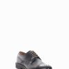 Uomo Barca | Scarpe Stringate Tacco 2 Cm In Pelle Blu