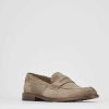 Uomo Barca | Mocassino Tacco 1 Cm In Camoscio Beige