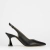 Donna Barca | Decollete Tacco 7 Cm In Pelle Nera