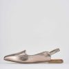 Donna Barca | Scarpe Basse Tacco 1 Cm In Pelle Color Bronzo