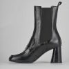 Donna Barca | Stivaletti Tacco Alto Tacco 7 Cm In Pelle Nera