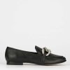 Donna Barca | Mocassini Tacco 1 Cm In Pelle Nera