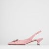 Donna Barca | Decollete Tacco 5 Cm In Pelle Rosa