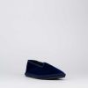 Donna Barca | Scarpe Basse Tacco 1 Cm In Velluto Blu