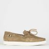 Uomo Barca | Mocassino Tacco 1 Cm Camoscio Beige