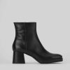 Donna Barca | Stivaletti Tacco Alto Tacco 6 Cm In Pelle Nera