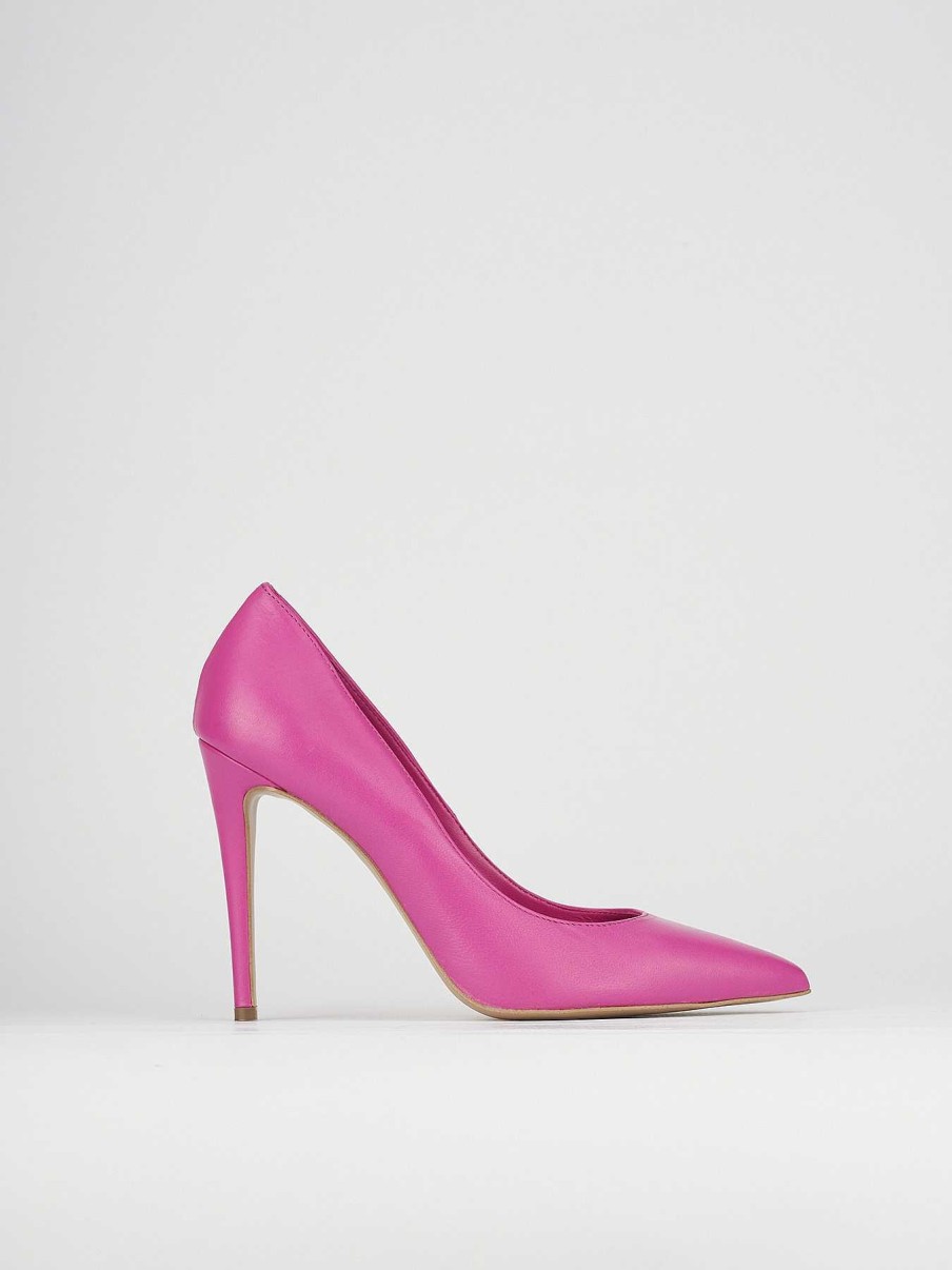 Donna Barca | Decollete Tacco 10 Cm In Pelle Rosa