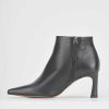 Donna Barca | Stivaletti Tacco Alto Tacco 8 Cm In Pelle Nera