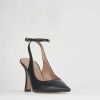 Donna Barca | Decollete Tacco 9 Cm In Pelle Nera