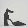 Donna Barca | Decollete Tacco 9Cm Camoscio Nero