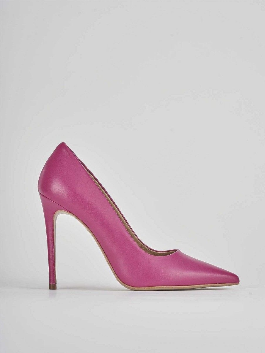 Donna Barca | Decollete Tacco 11 Cm In Pelle Rosa