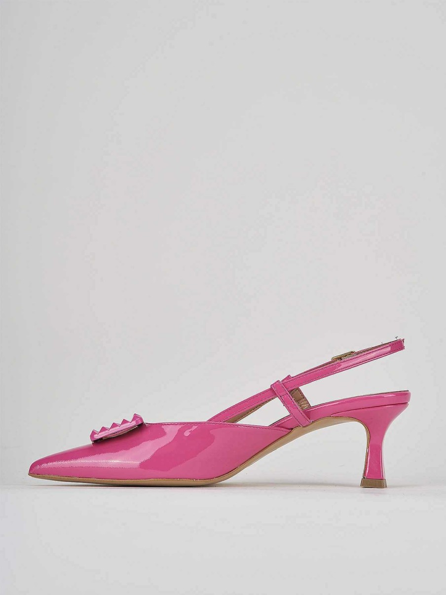 Donna Barca | Decollete Tacco 5 Cm In Vernice Rosa