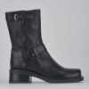 Donna Barca | Stivaletti Tacco 4Cm Pelle Nero