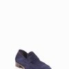 Uomo Barca | Mocassino Tacco 2 Cm Camoscio Blu