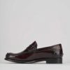 Uomo Barca | Mocassino Tacco 2 Cm In Pelle Bordeaux