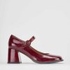 Donna Barca | Decollete Tacco 8 Cm In Vernice Bordeaux