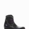 Donna Barca | Stivaletti Tacco Basso Tacco 3 Cm In Pelle Nera