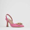 Donna Barca | Decollete Tacco 7 Cm In Pelle Rosa