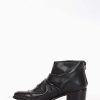 Donna Barca | Stivaletti Tacco Alto Tacco 5 Cm In Pelle Nera