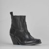 Donna Barca | Stivaletti Tacco 7Cm Pelle Nero