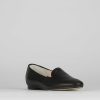 Donna Barca | Scarpe Basse Tacco 1 Cm In Pelle Nera