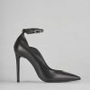 Donna Barca | Decollete Tacco 10 Cm In Pelle Nera