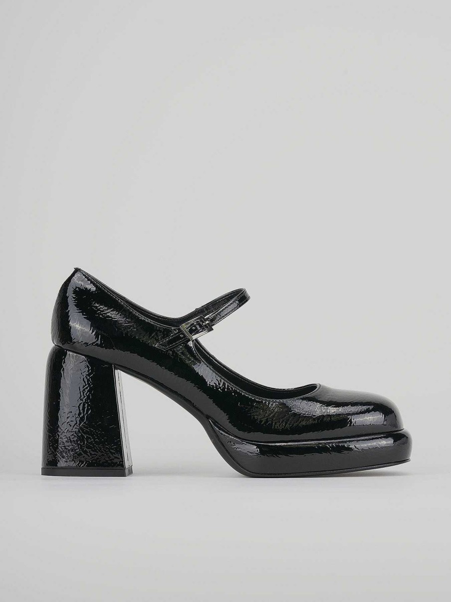 Donna Barca | Decollete Tacco 9 Cm In Pelle Nera