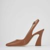 Donna Barca | Decollete Tacco 9 Cm In Pelle Marrone