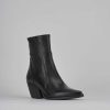 Donna Barca | Stivaletti Tacco 7Cm Pelle Nero