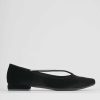 Donna Barca | Scarpe Basse Tacco 1 Cm In Velluto Nero