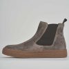 Uomo Barca | Stivaletto In Camoscio Beige