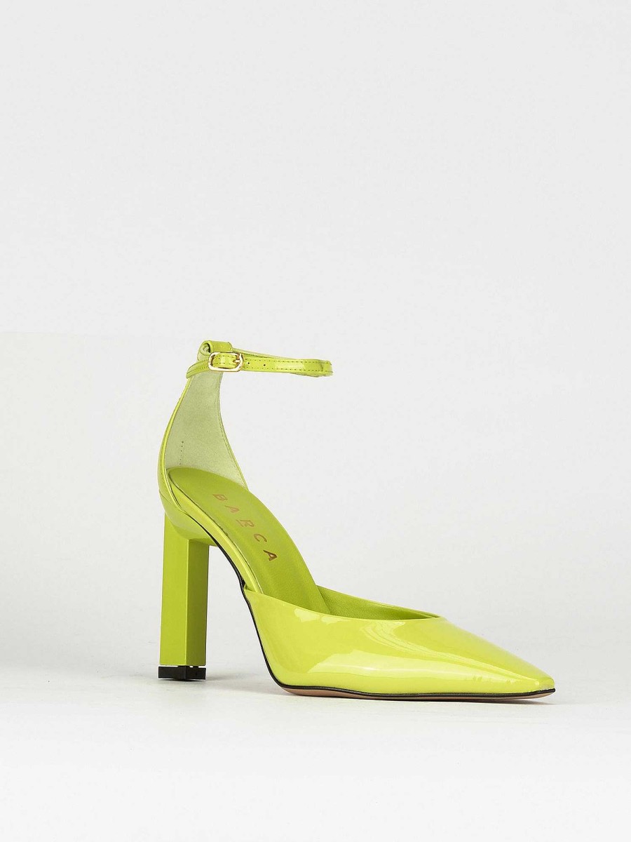 Donna Barca | Decollete Tacco 9 Cm Vernice Verde