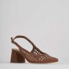 Donna Barca | Decollete Tacco 5 Cm In Pelle Marrone