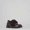 Uomo Barca | Scarpe Stringate In Pelle Bordeaux