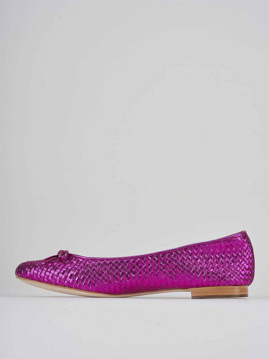 Donna Barca | Scarpe Basse Tacco 1 Cm In Pelle Rosa