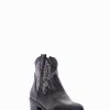 Donna Barca | Stivaletti Tacco Basso Tacco 2 Cm In Pelle Nera