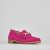 Donna Barca | Mocassino Tacco 1 Cm In Camoscio Rosa