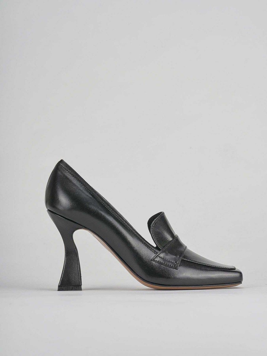 Donna Barca | Decollete Tacco 9 Cm In Pelle Nera