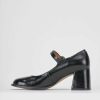 Donna Barca | Decollete Tacco 8 Cm In Vernice Nera