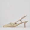 Donna Barca | Decollete Tacco 5 Cm In Pelle Beige