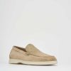 Uomo Barca | Mocassino Tacco 1 Cm In Camoscio Beige