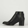 Donna Barca | Stivaletti Tacco Alto Tacco 5 Cm In Pelle Nera