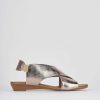 Donna Barca | Zeppa Tacco 3 Cm In Pelle Bronzo